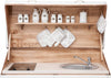 Biscottini-Credenza-cucina-in-legno-massello-di-tiglio-finitura-bianca-anticata-L130xPR60xH115-cm.-Made-in-Italy