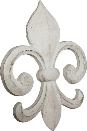 Biscottini-Decoro-a-forma-di-giglio-in-legno-finitura-bianco-anticato-L63xPR6xH48-cm-Made-in-Italy