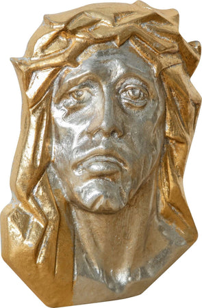 Biscottini-DECORO-DA-PARETE-VOLTO-CRISTO-FINITURA-ORO-E-ARGENTO-ANTICATO-MADE-IN-ITALY