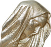 Biscottini-DECORO-DA-PARETE-VOLTO-MADONNA-FINITURA-ARGENTO-MADE-IN-ITALY