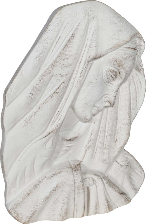 Biscottini-DECORO-DA-PARETE-VOLTO-MADONNA-FINITURA-BIANCO-ANTICATO-MADE-IN-ITALY