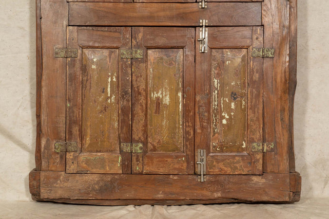 Biscottini-Finestra-finestrina-grata-porta-in-legno-massello-e-in-ferro-antica-e-vecchia-con-telaio-da-interno-o-da-esterno