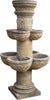 Biscottini-Fontana-con-8-Vasche-in-Pietra,-L90xPR90xH160-cm