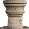 Biscottini-Fontana-con-8-Vasche-in-Pietra,-L90xPR90xH160-cm