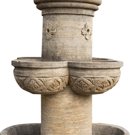 Biscottini-Fontana-con-8-Vasche-in-Pietra,-L90xPR90xH160-cm