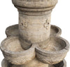 Biscottini-Fontana-con-8-Vasche-in-Pietra,-L90xPR90xH160-cm