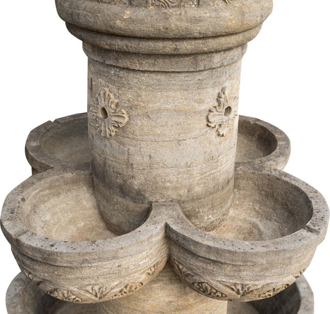 Biscottini-Fontana-con-8-Vasche-in-Pietra,-L90xPR90xH160-cm