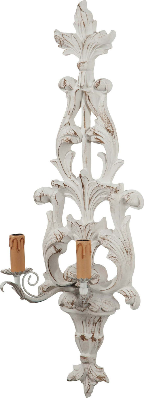 Biscottini-Lampada-Applique-Shabby-in-legno-e-ferro-finitura-bianco-anticato-Made-In-Italy