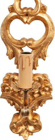 Biscottini-Lampada-Applique-Shabby-in-legno-e-ferro-finitura-foglia-oro-anticato-Made-In-Italy