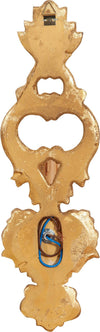 Biscottini-Lampada-Applique-Shabby-in-legno-e-ferro-finitura-foglia-oro-anticato-Made-In-Italy