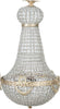 Biscottini-Lampadario-in-fusione-di-ottone-e-gemme-in-cristallo-Diam.-50XH100-cm