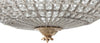 Biscottini-Lampadario-in-fusione-di-ottone-e-gemme-in-cristallo-Diam.-50XH100-cm