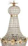 Biscottini-Lampadario-in-fusione-di-ottone-e-gemme-in-cristallo