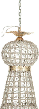 Biscottini-Lampadario-in-fusione-di-ottone-e-gemme-in-cristallo