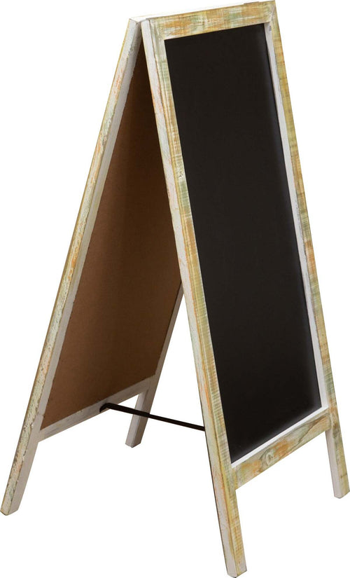 Biscottini-LAVAGNA-DA-TERRA-BIFACCIALE-CON-CORNICE-IN-LEGNO-L50XPR4,5XH100-CM