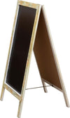 Biscottini-LAVAGNA-DA-TERRA-BIFACCIALE-CON-CORNICE-IN-LEGNO-L50XPR4,5XH100-CM