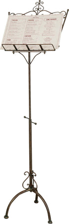 Biscottini-Leggio-da-terra-in-ferro-battuto-pieno-finitura-ruggine-anticata-L46xPR32xH139-cm
