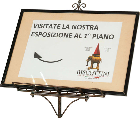 Biscottini-Leggio-da-terra-in-ferro-battuto-pieno-finitura-ruggine-anticata-L46xPR32xH139-cm