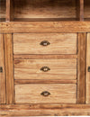 Biscottini-Libreria-Country-in-legno-massello-di-tiglio-finitura-naturale-L172xPR50xH226-cm.-Made-in-Italy