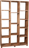 Biscottini-Libreria-in-legno-massello-di-tiglio-finitura-naturale-L121xPR36xH200-cm.-Made-in-Italy