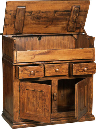 Biscottini-Madia-in-legno-massello-di-tiglio-finitura-noce-L100xPR55xH101-cm.-Made-in-Italy