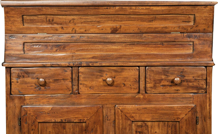 Biscottini-Madia-in-legno-massello-di-tiglio-finitura-noce-L100xPR55xH101-cm.-Made-in-Italy