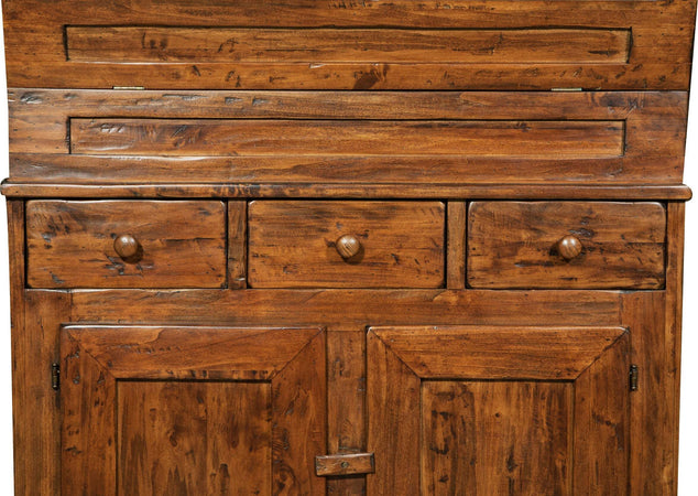 Biscottini-Madia-in-legno-massello-di-tiglio-finitura-noce-L100xPR55xH101-cm.-Made-in-Italy