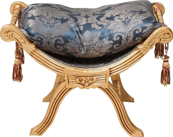 Biscottini-Panchetta-stile-francese-Luigi-XVI-in-legno-massello-di-faggio