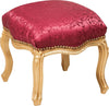 Biscottini-Panchetto-poggiapiedi-stile-francese-Luigi-XVI-in-legno-massello-di-faggio