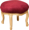 Biscottini-Panchetto-poggiapiedi-stile-francese-Luigi-XVI-in-legno-massello-di-faggio