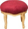 Biscottini-Panchetto-poggiapiedi-stile-francese-Luigi-XVI-in-legno-massello-di-faggio