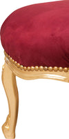 Biscottini-Panchetto-poggiapiedi-stile-francese-Luigi-XVI-in-legno-massello-di-faggio