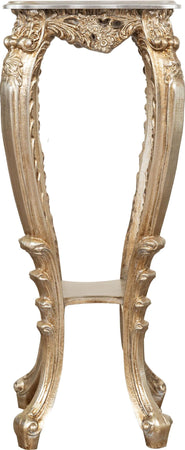 Biscottini-PANCHETTO-PORTAVASO-IN-FINITURA-FOGLIA-ARGENTO-ANTICATO-MADE-IN-ITALY