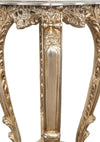 Biscottini-PANCHETTO-PORTAVASO-IN-FINITURA-FOGLIA-ARGENTO-ANTICATO-MADE-IN-ITALY