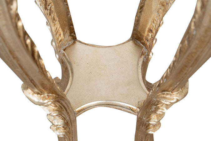 Biscottini-PANCHETTO-PORTAVASO-IN-FINITURA-FOGLIA-ARGENTO-ANTICATO-MADE-IN-ITALY