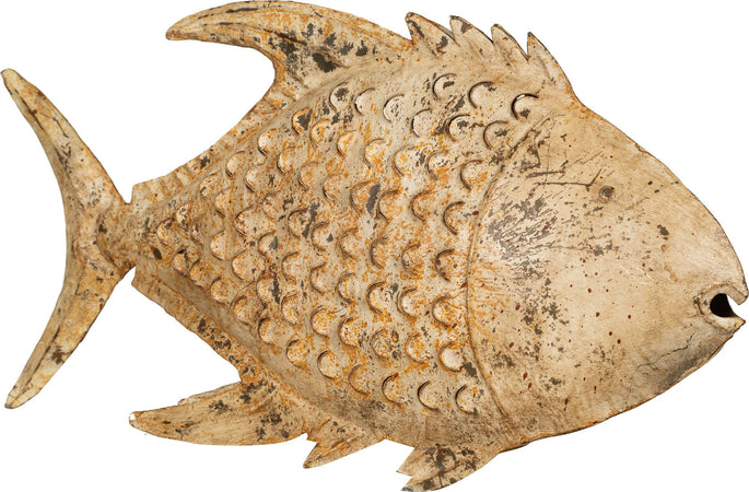 Biscottini-Pesce-porta-candela-in-ferro-dipinto-a-mano