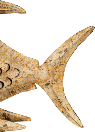 Biscottini-Pesce-porta-candela-in-ferro-dipinto-a-mano
