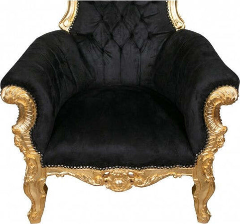 Biscottini-Poltrona-a-trono-stile-francese-Luigi-XVI-in-legno-massello-di-faggio