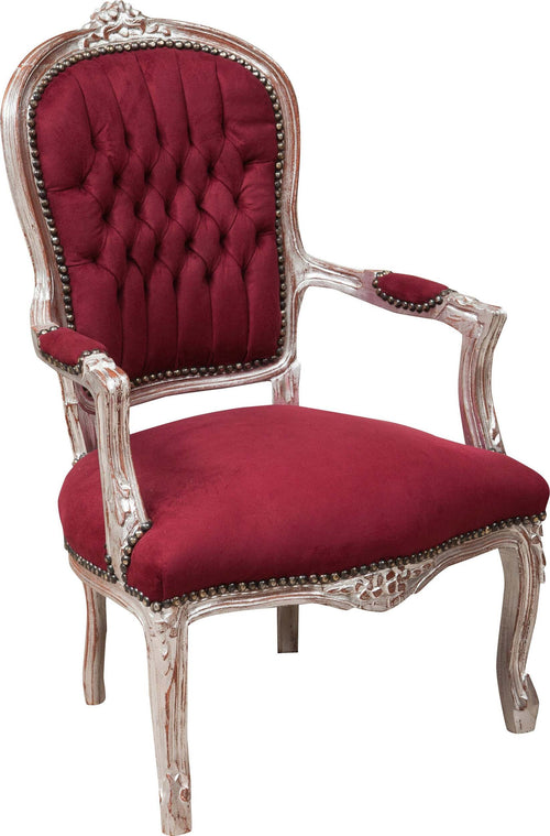 Biscottini-Poltrona-stile-francese-Luigi-XVI-in-legno-massello-di-faggio