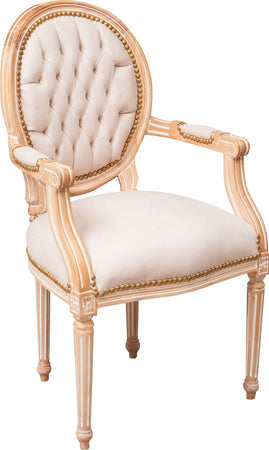 Biscottini-Poltrona-stile-francese-Luigi-XVI-in-legno-massello-di-faggio
