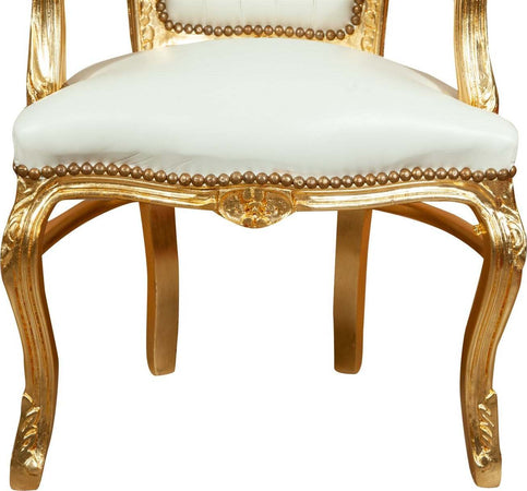 Biscottini-Poltrona-stile-francese-Luigi-XVI-in-legno-massello-di-faggio