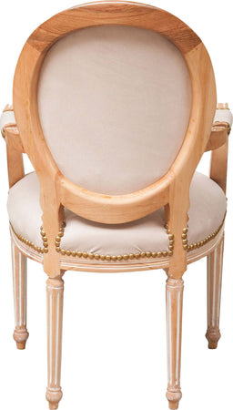 Biscottini-Poltrona-stile-francese-Luigi-XVI-in-legno-massello-di-faggio