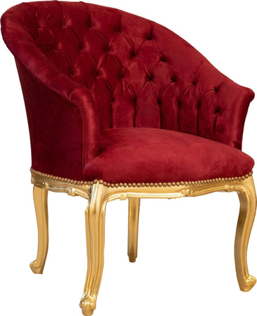 Biscottini-Poltrona-stile-francese-Luigi-XVI-in-legno-massello-di-faggio