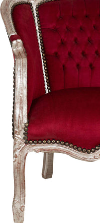 Biscottini-Poltrona-stile-francese-Luigi-XVI-in-legno-massello-di-faggio