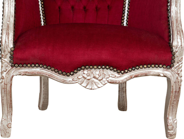 Biscottini-Poltrona-stile-francese-Luigi-XVI-in-legno-massello-di-faggio