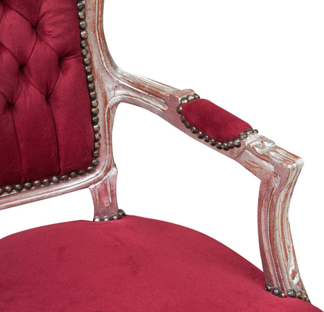 Biscottini-Poltrona-stile-francese-Luigi-XVI-in-legno-massello-di-faggio