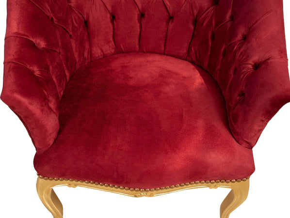 Biscottini-Poltrona-stile-francese-Luigi-XVI-in-legno-massello-di-faggio