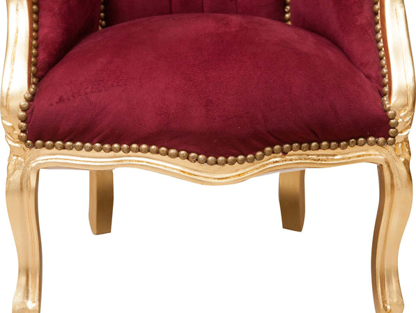 Biscottini-Poltrona-stile-francese-Luigi-XVI-in-legno-massello-di-faggioL63XPR57XH80-cm