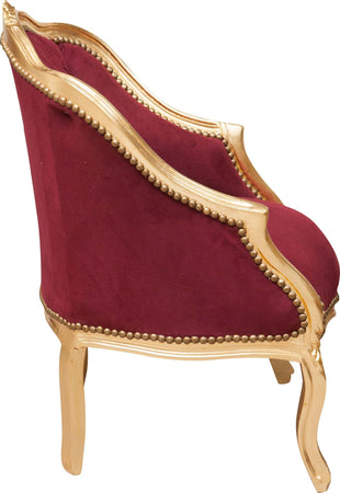 Biscottini-Poltrona-stile-francese-Luigi-XVI-in-legno-massello-di-faggioL63XPR57XH80-cm