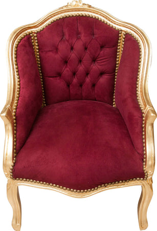 Biscottini-Poltrona-stile-francese-Luigi-XVI-in-legno-massello-di-faggioL63XPR57XH80-cm